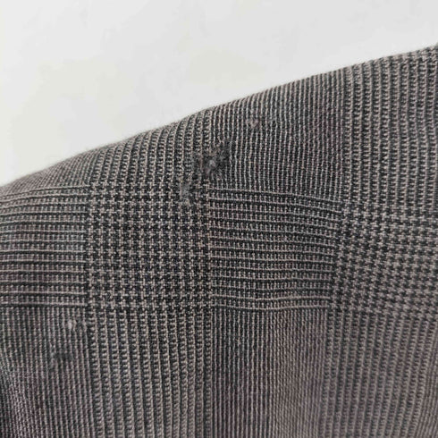 コムデギャルソンオム COMME des GARCONS HOMME 80s ウール チェック 背抜き 2B テーラードジャケット メンズ S