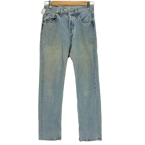 リーバイス Levis 90s 96年製 USA製 501 STUDENT ボタン裏511M ボタンフライ ストレートデニム レディース W29 L32