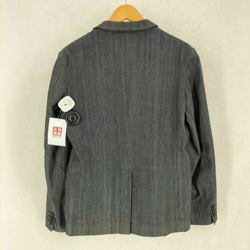 コムデギャルソンオム COMME des GARCONS HOMME 00s AD2006 07SS 裏地 ストライプ チェック 切替 2B デニム テーラードジャケット メンズ S