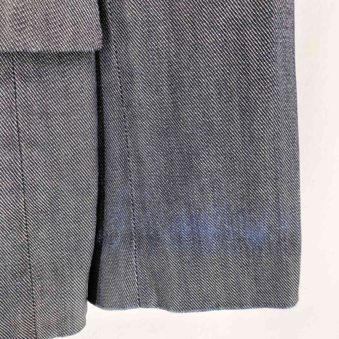 コムデギャルソンオム COMME des GARCONS HOMME 00s AD2006 07SS 裏地 ストライプ チェック 切替 2B デニム テーラードジャケット メンズ S