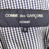コムデギャルソンオム COMME des GARCONS HOMME 00s AD2006 07SS 裏地 ストライプ チェック 切替 2B デニム テーラードジャケット メンズ S