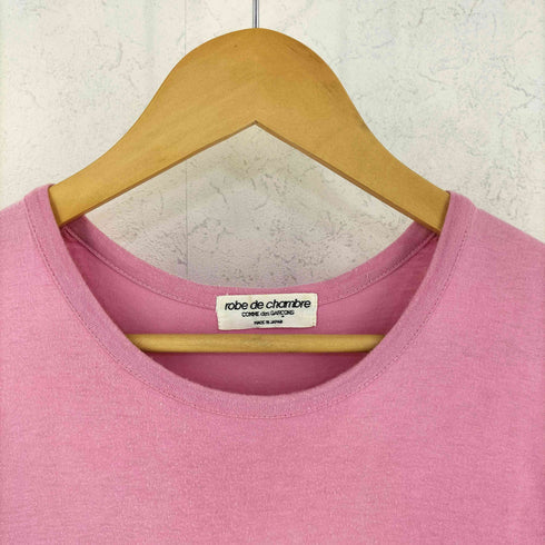 ローブドシャンブルコムデギャルソン robe de chambre COMME des GARCONS 90s AD1996 97SS コットン ウール 異素材 ドッキング 半袖 ワンピース レディース