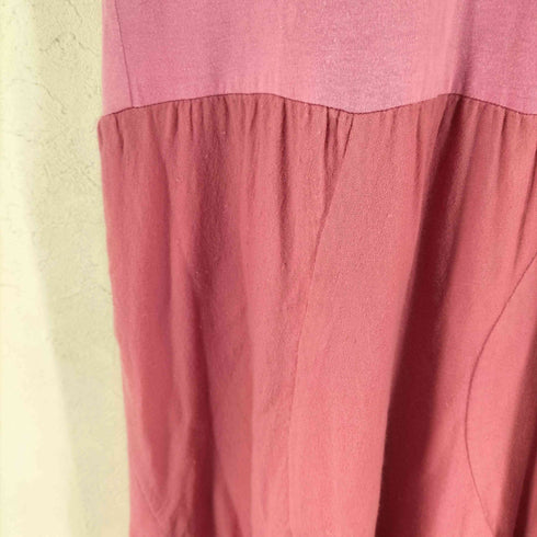 ローブドシャンブルコムデギャルソン robe de chambre COMME des GARCONS 90s AD1996 97SS コットン ウール 異素材 ドッキング 半袖 ワンピース レディース