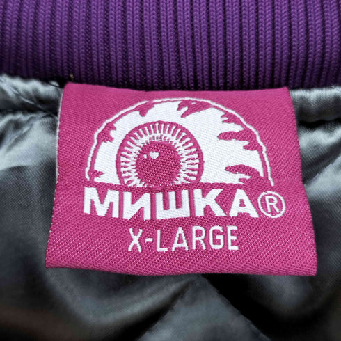 ミシカ MISHKA TROUBLEMAKER VARSITY JACKET ワッペン 暮らし 死んだ 裏地キルティング 中綿 スタジャン メンズ JPN:XL