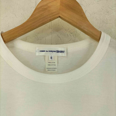 コムデギャルソンシャツ COMME des GARCONS SHIRT 12SS ドットプリント ドッキング レイヤード 半袖 Tシャツ レディース M