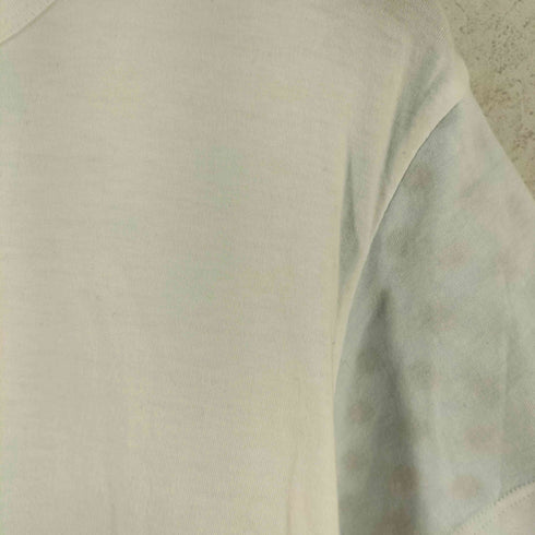 コムデギャルソンシャツ COMME des GARCONS SHIRT 12SS ドットプリント ドッキング レイヤード 半袖 Tシャツ レディース M