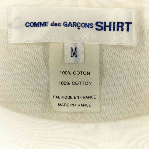 コムデギャルソンシャツ COMME des GARCONS SHIRT 12SS ドットプリント ドッキング レイヤード 半袖 Tシャツ レディース M