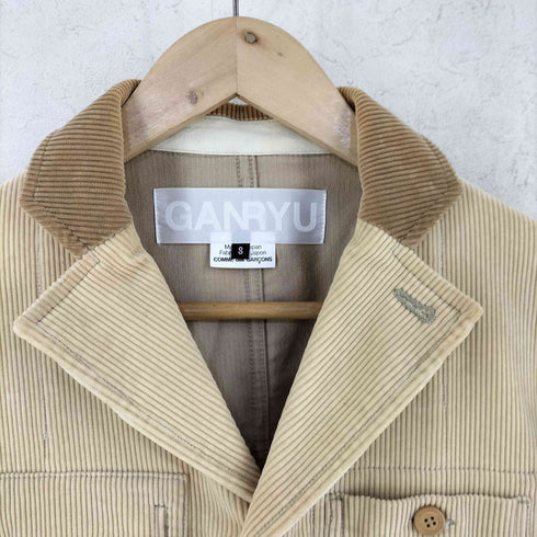 ガンリュウ GANRYU AD2012 12AW 切替 コーデュロイ 3B ジャケット メンズ S