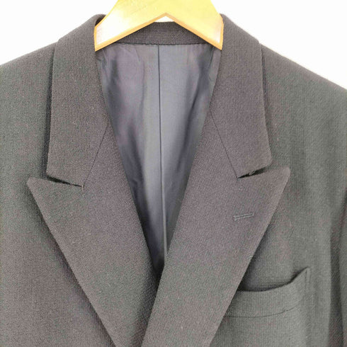イッセイミヤケメン ISSEY MIYAKE MEN 80S 筆タグ ウール ダブルブレスト ジャケット メンズ S
