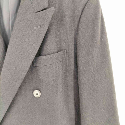 イッセイミヤケメン ISSEY MIYAKE MEN 80S 筆タグ ウール ダブルブレスト ジャケット メンズ S