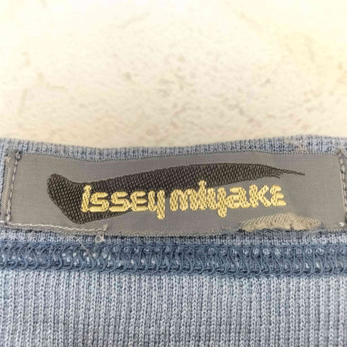 イッセイミヤケ ISSEY MIYAKE 80s 筆タグ ニット ドッキング レイヤード ノースリーブ ワンピース レディース
