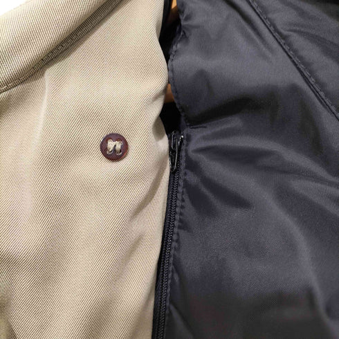 ジョルジオアルマーニ Giorgio Armani 00s ウール ナイロン 襟ボア 中綿ライナー トレンチコート メンズ EUR:50