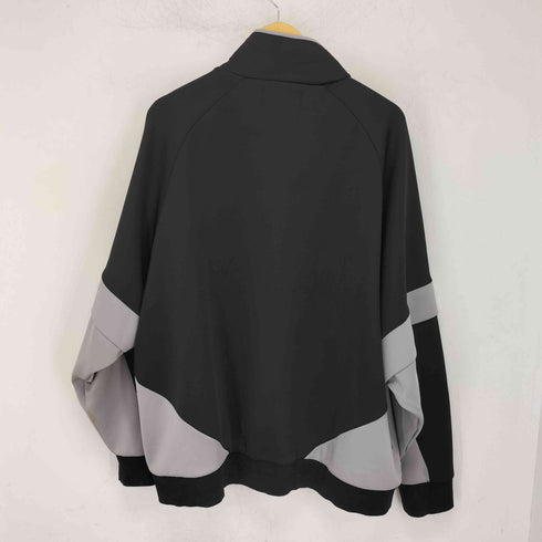 ililil ハイネックロゴプレート切り替えフルジップトラックジャケット レディース