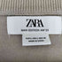 ザラ ZARA 25AW MAN EDITION コットンラミー クルーネックカーディガン メンズ JPN:L
