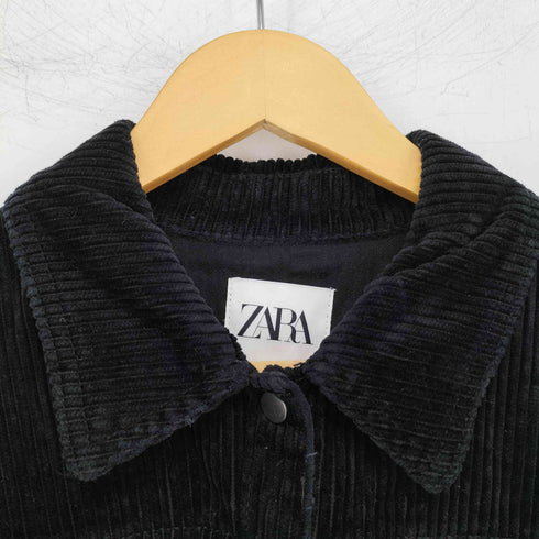 ザラ ZARA コーデュロイフリンジ トラッカージャケット レディース JPN:S