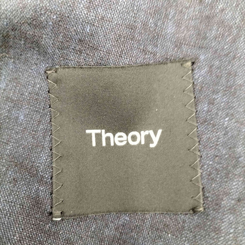 セオリー theory リネン混 ダブルテーラードジャケット アンコンジャケット Clintn db P W メンズ US:40