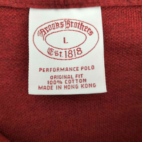 ブルックスブラザーズ BROOKS BROTHERS 鹿の子 ロングスリーブ ポロシャツ メンズ JPN:L