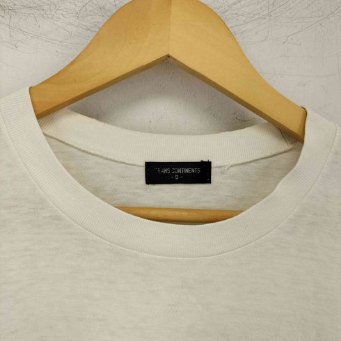 トランスコンチネンツ TRANS CONTINENTS 袖裾シングル バンド グラフィックプリントTシャツ レディース JPN:0
