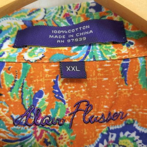アランフラッサー alan flusser 総柄 アロハシャツ メンズ JPN:XXL