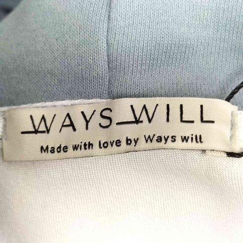 WAYS will ジップアップパーカー レディース FREE