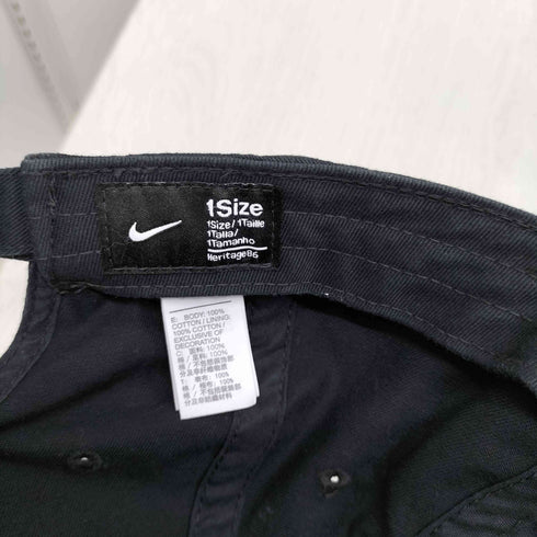 ナイキ NIKE SWOOSH WASH CAP BLACK/ スウッシュ キャップ メンズ FREE
