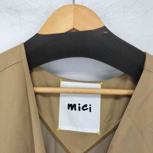 MICI コットン ノーカラー コート レディース JPN:M