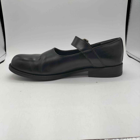 トリココムデギャルソン tricot COMME des GARCONS Black Leather Mary Janes 本革 ブラック レザー メリージェーン ローファー archive アーカイブ レディース JPN:23.5