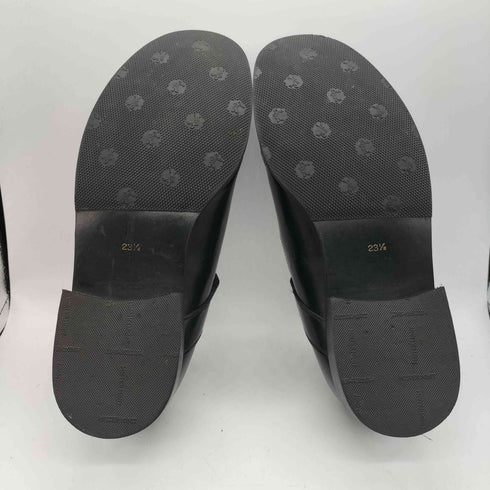 トリココムデギャルソン tricot COMME des GARCONS Black Leather Mary Janes 本革 ブラック レザー メリージェーン ローファー archive アーカイブ レディース JPN:23.5