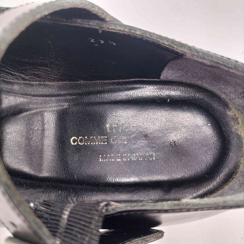トリココムデギャルソン tricot COMME des GARCONS Black Leather Mary Janes 本革 ブラック レザー メリージェーン ローファー archive アーカイブ レディース JPN:23.5