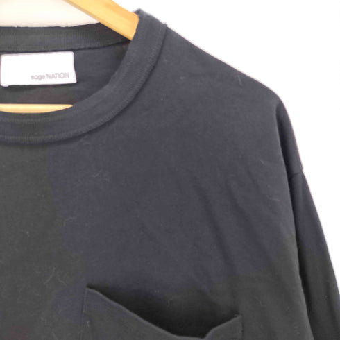 sage NATION セイジネーション LS LOOK TEE ロングスリーブ ロック 長袖Tシャツ メンズ L
