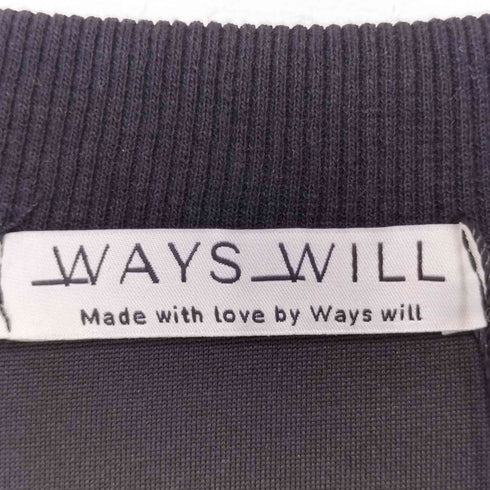 WAYS will 袖ライン スキッパー スウェット レディース FREE