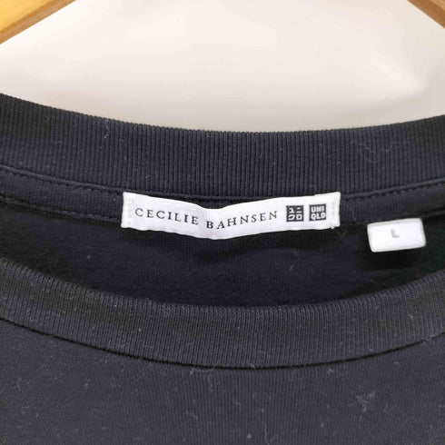 ユニクロ UNIQLO CECILIE BAHNSEN グラフィックプリント クルーネック Tシャツ レディース import:L