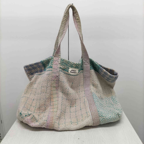 sister market 刺繍 マルチカラー トートバッグ レディース