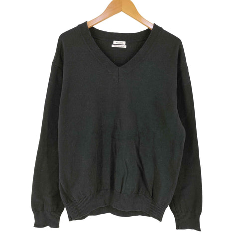 ノーリーズ NOLLEY’S リサイクルコットン Vネックニットプルオーバー メンズ M