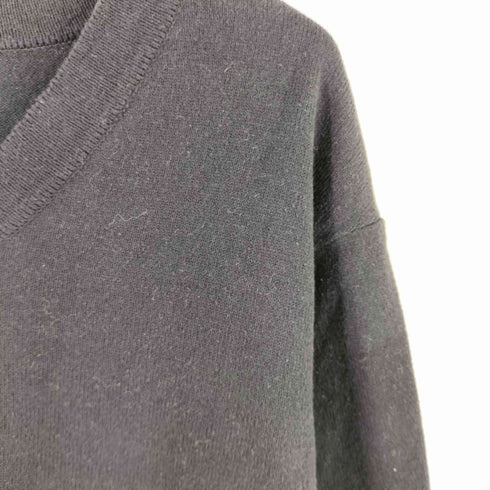 ノーリーズ NOLLEY’S リサイクルコットン Vネックニットプルオーバー メンズ M