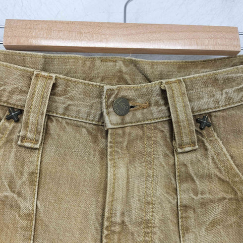 リー Lee 立体裁断 クロスリベット フレア デニム パンツ メンズ JPN:M