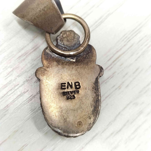 ENB ERICKA NICOLAS BEGAY エリッカニコラスビゲイ ナバホ オニキス ネックレストップ ナバホ メンズ