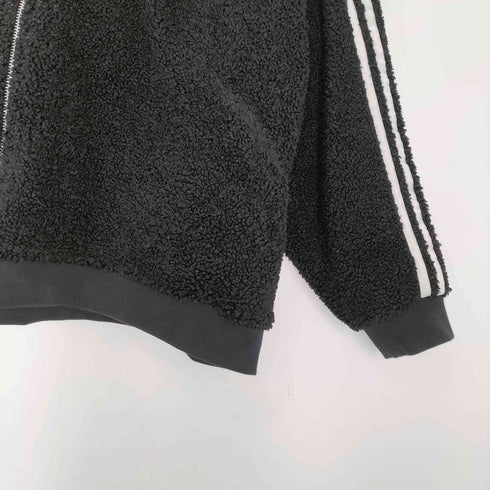 アディダスオリジナルス adidas Originals 3ストライプ ライン ボア フリース ジャケット レディース import:L