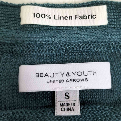ビューティーアンドユースユナイテッドアローズ BEAUTY & YOUTH UNITED ARROWS リネン Vカーディガン メンズ JPN:S