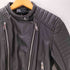 ザラ ZARA Double Leather Motorcycle Jacket シンセティック レザー ショート クロップド ダブル ライダース ジャケット レディース import:M