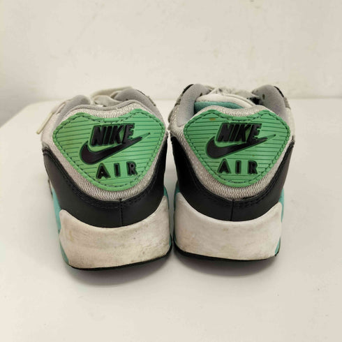 ナイキ NIKE AIR MAX 90 WHITE/PARTICLE GREY-TURQUOISE-BLACK レディース JPN:23.5