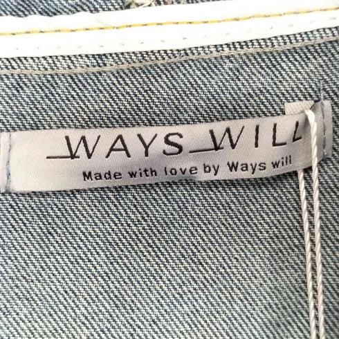 WAYS will デニム フーディ ジャケット レディース FREE
