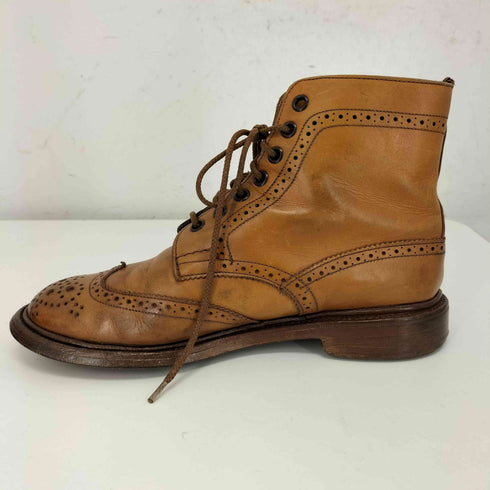 トリッカーズ Trickers 5180 ウィングチップ カントリーブーツ レディース UK:4.5