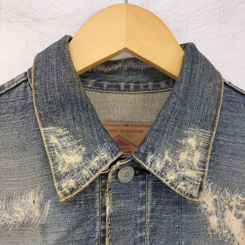 ヒステリックグラマー HYSTERIC GLAMOUR オゾン期 デニムジャケット 2nd セカンド クラッシュ ダメージ加工 日本製 メンズ JPN:S