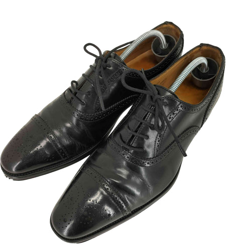アルフレッドサージェント Alfred Sargent イングランド製 ストレートチップ メダリオン レザーシューズ Vibram メンズ UK:6.5