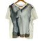 ANTERIOR LOVED 3D Scarf Print Loose Short Sleeve T-shirt スリーディースカーフプリント Tシャツ メンズ import:M