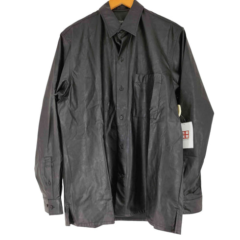 エッセイ ESSAY SYNTHETIC LEATHER フェイクレザー 長袖 シャツ メンズ JPN:2