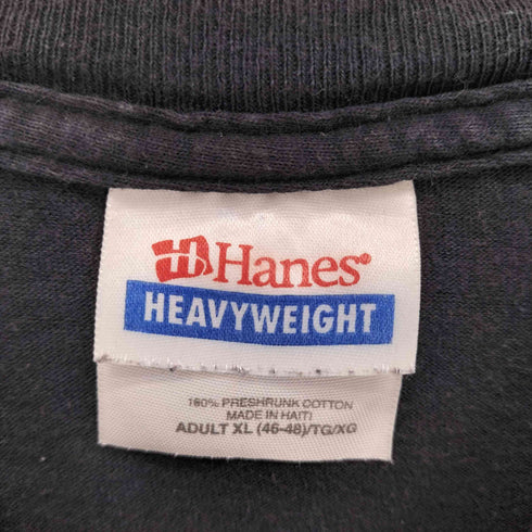 ヘインズ Hanes 90~00s 企業 プリントクルーネックTシャツ メンズ XL