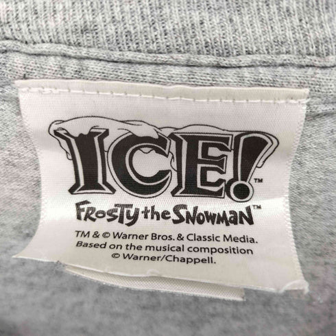 ICE アイス プリントクルーネック 長袖Tシャツ メンズ XL