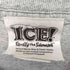 ICE アイス プリントクルーネック 長袖Tシャツ メンズ XL